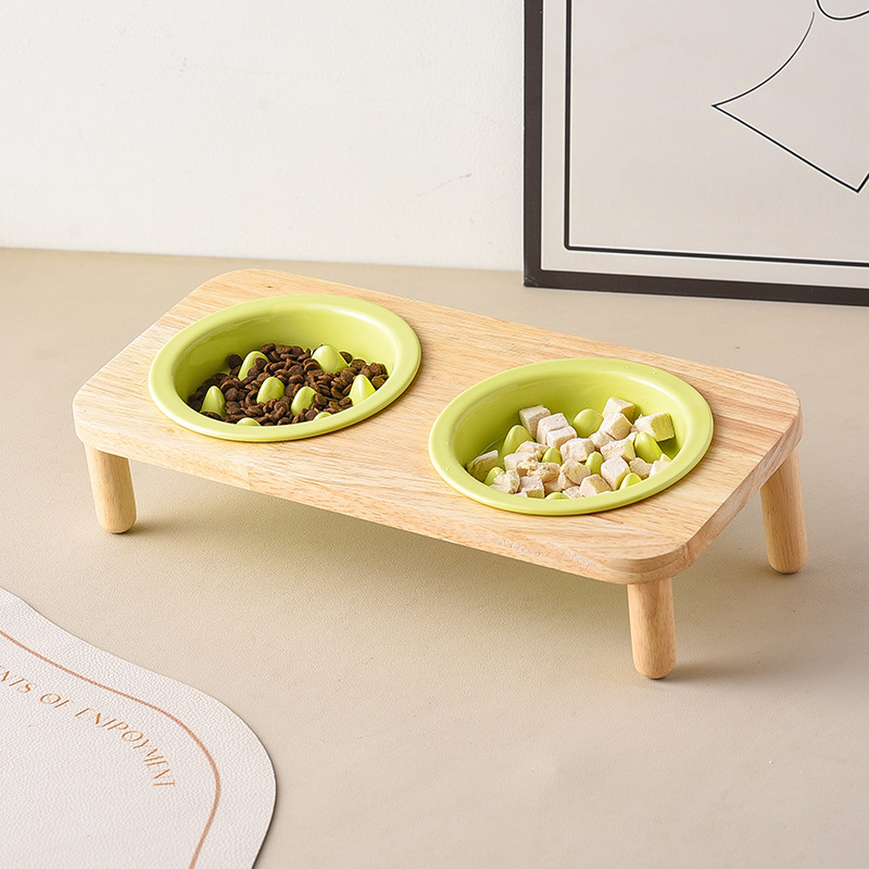 Wholesale Elevated Slow Feeding Pet Bowls Ceramic Non-Slip Dog &amp; Cat Food/Water Set