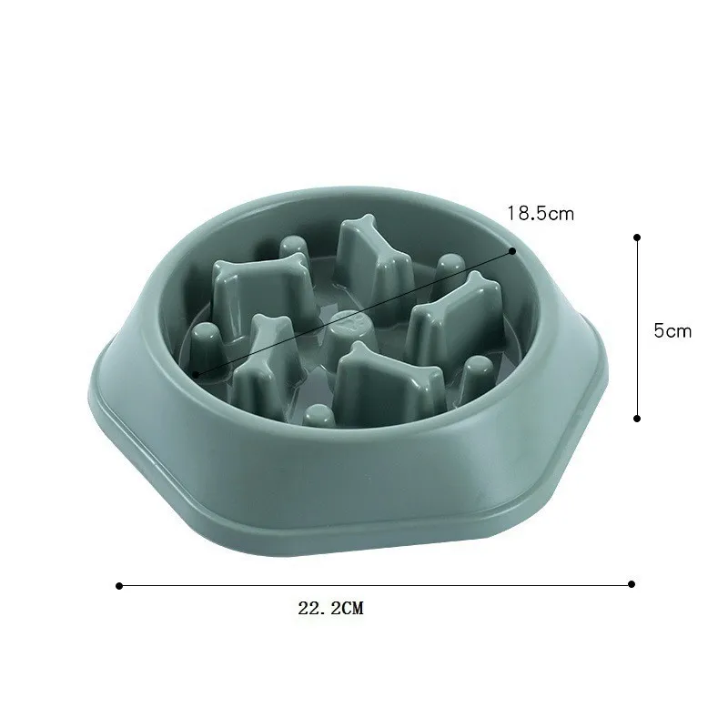 Anti-Choke Eating Suction Cup Non-Slip Silicone Slow Food Bowl