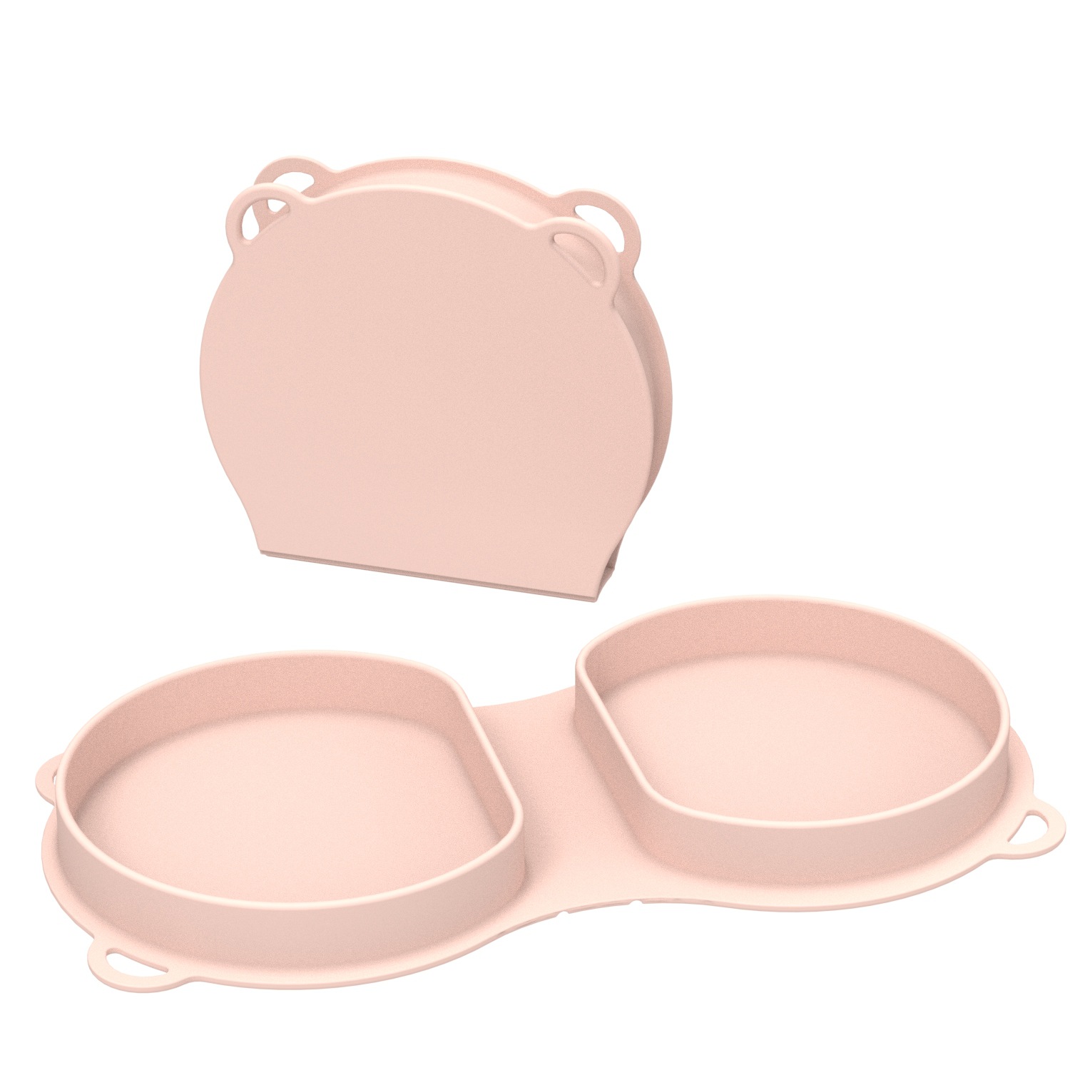 silicone baby suction plate detailed view