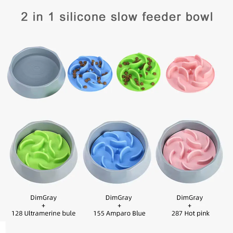 100% BPA Free Durable Silicone Slow Eating Feeder for Pets