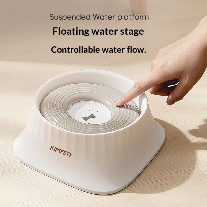 Elevated Leak Proof Floating Pet Bowls Automatic Pet Slow Feeder BPA Free Pet Feeder for Dogs &amp; Cats Low MOQ Ready to Ship