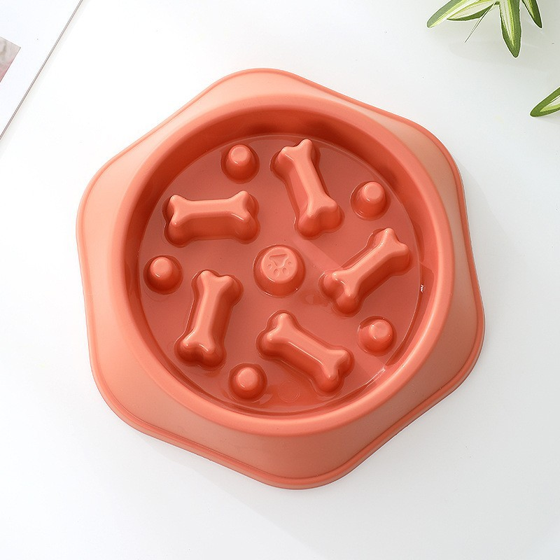 Anti-Choke Eating Suction Cup Non-Slip Silicone Slow Food Bowl