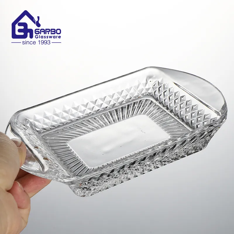 Glass Candy Jar Angled View