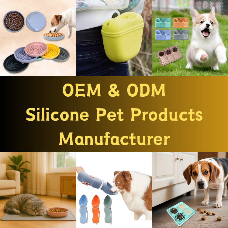 Custom OEM/ODM Silicone Slow Feeder Dog Bowl Maze Pattern Waterproof Suction Cup Base Non-Slip Design for Travel Outdoor Use