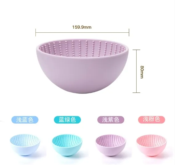 Slow Feeder Dog Bowl Silicone with Suction Cups Pet Bowl