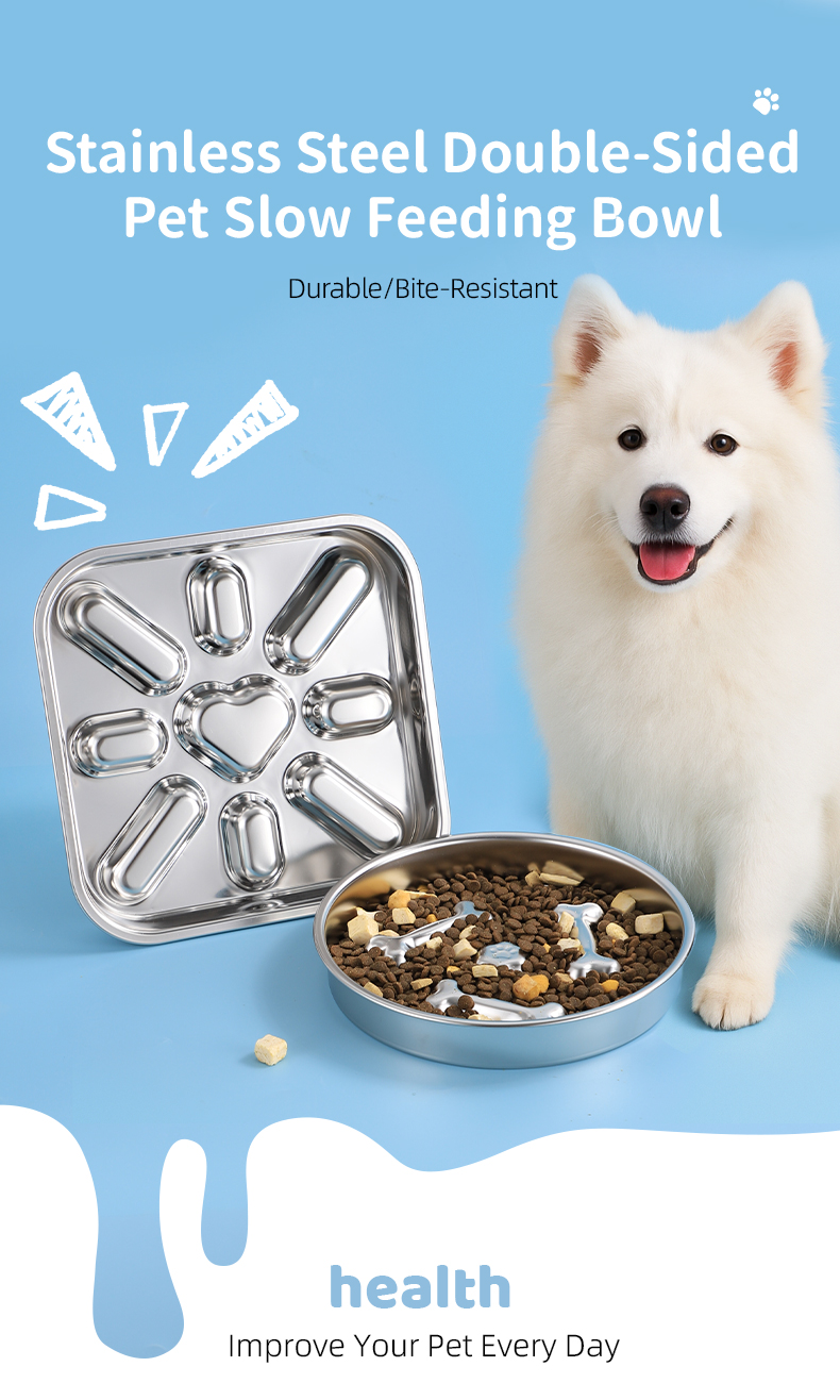 Pet Slow Feeder Bowl Detail 1