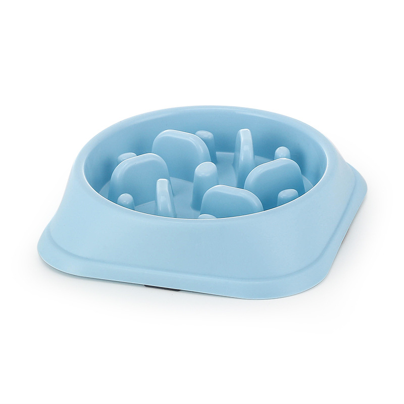 Dog &amp; Cat PP Material Slow Feeder Bowl Non-Slip Anti-Choking for Small &amp; Medium Pets