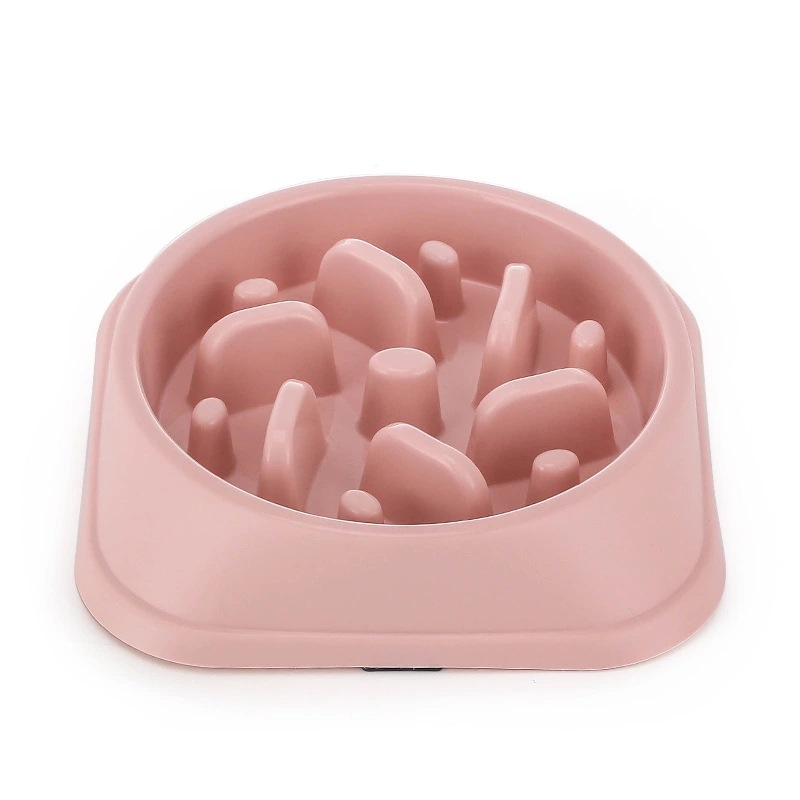 Modern Adjustable Anti-Choking Slow Feeder Dog Food Bowl Anti-Slip PP Plastic 3 in 1 Lightweight Small Dog Feeding Tool