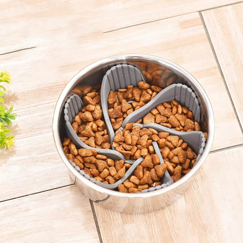 Silicone Slow Feeder Bowl for Dogs - Pet Eating Accessory