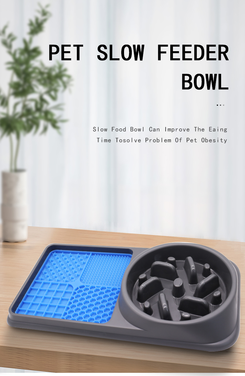 Pet Slow Feeder Bowl Detail 1