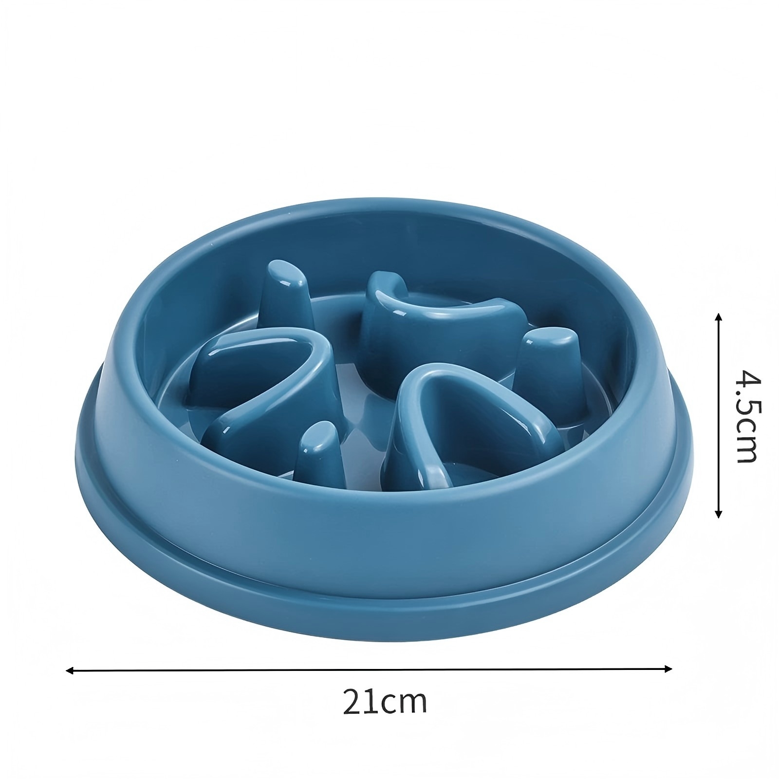 Colorful Slow Eating Pet Bowl, Durable Plastic Interactive Maze Feeder to Slow Down Fast Eaters for Dogs &amp; Cats