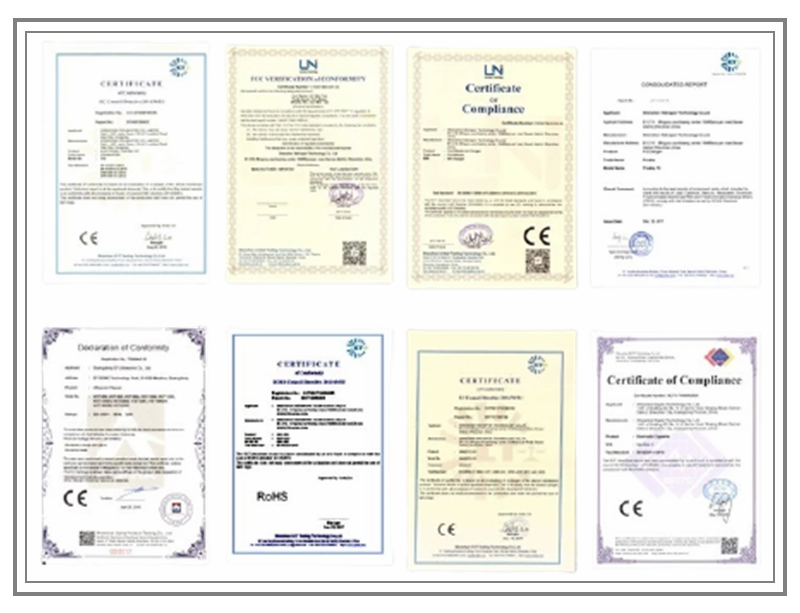 Certificates