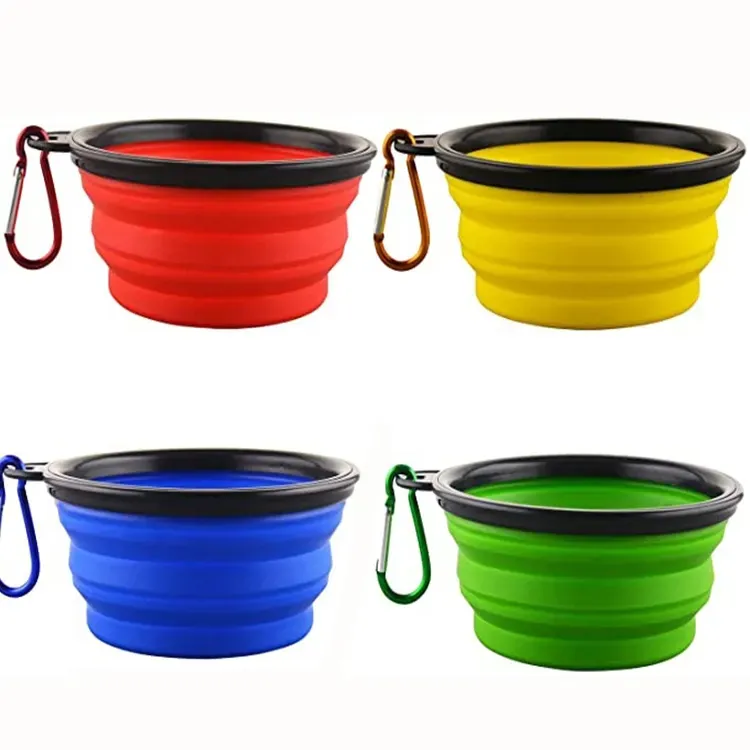 Silicone Collapsible Slow Eating Dog Popcorn Mask Bowl