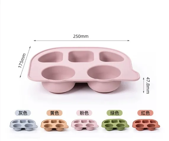 Slow Feeder Dog Bowl Silicone with Suction Cups Pet Bowl
