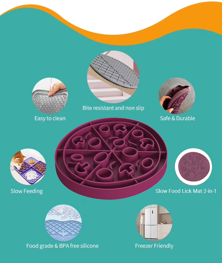 Pet Silicone Slow Feeder Design