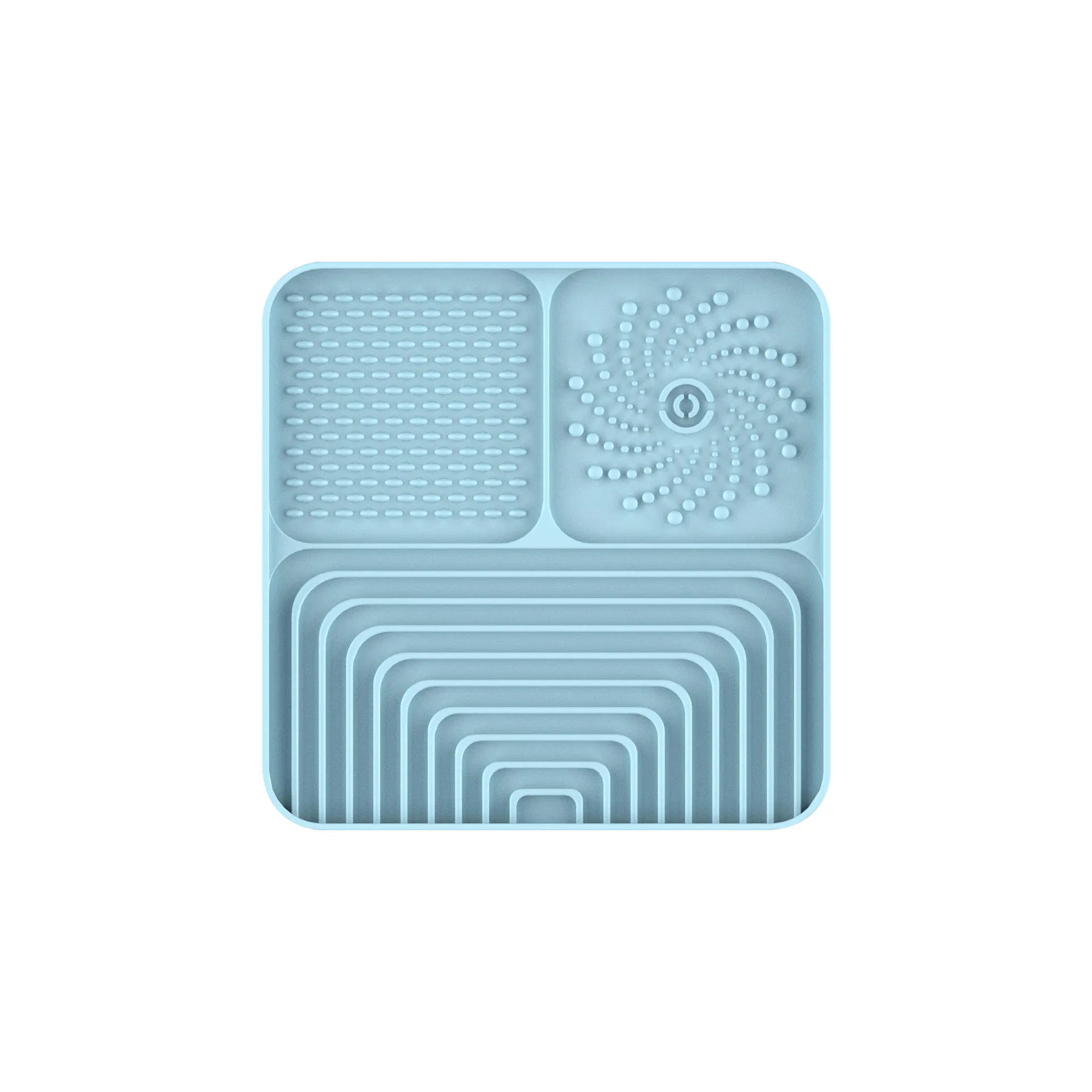 Food Grade Silicone Pet Dog Slow Feeder Mat Food Eating Slow Bowl Mat with Anti Slip Suction Cups Base for Dog Cat Health