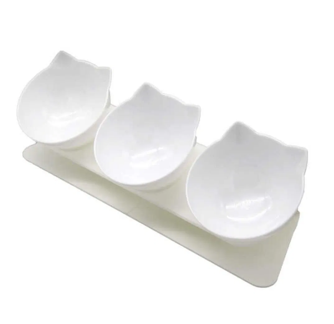 Ergonomic Tilted Cat Bowl Designed for Hassle-Free Feeding Experience