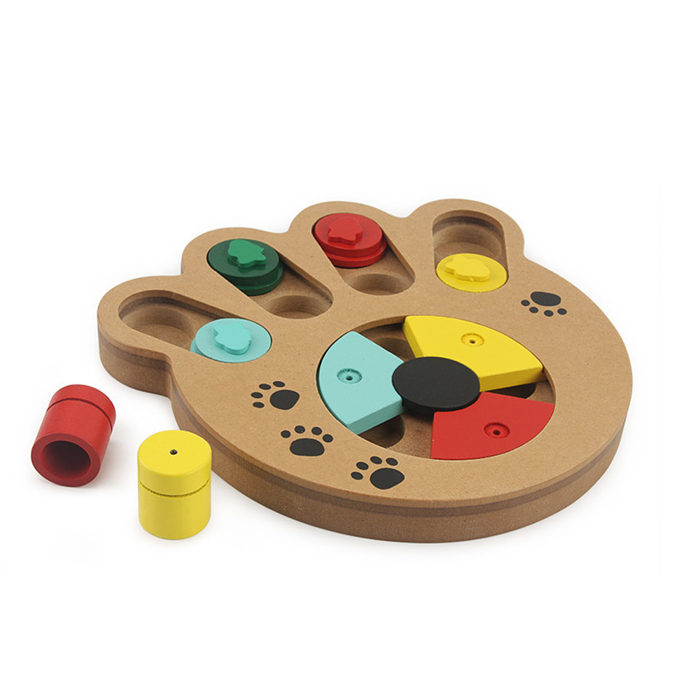 Pet Intelligence Toy IQ Training Interactive Fun Hide and Seek Food Puzzle Bowl Slow Feeder Dog Treat Feeder
