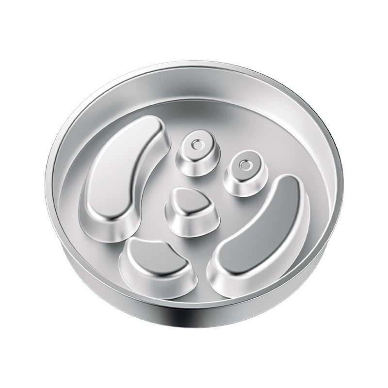 New Product 304 Non-slip Dog Cat Bowl Stainless Steel Slow Feeder Anti-overturning Pet Food Basins
