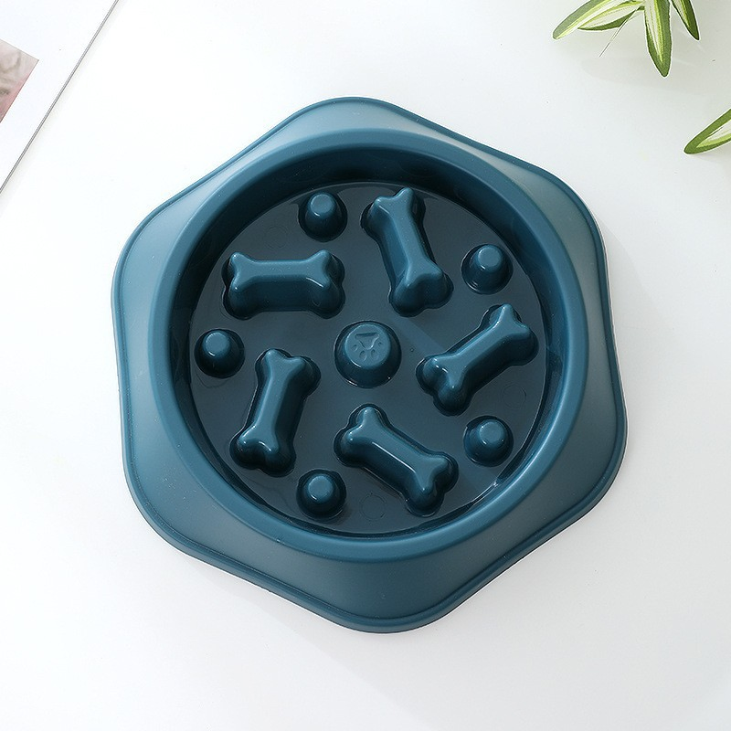 Anti-Choke Eating Suction Cup Non-Slip Silicone Slow Food Bowl