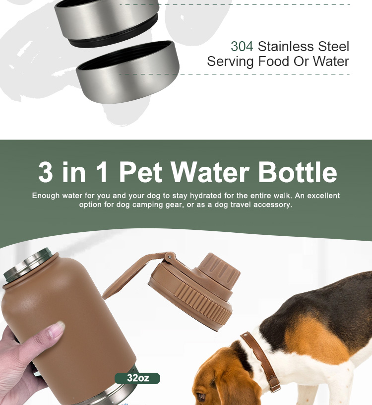 Must-Have for Pet Owners: Newest 3-in-1 Portable Dog Feeder Dispenser with Food Container