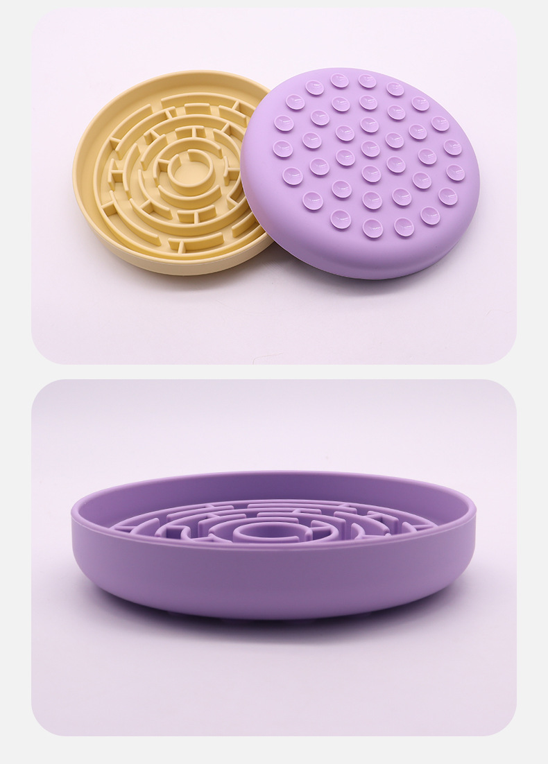 Slow Feeder Dog Bowls for Large Medium Breeds, Anti-Choking Non-Slip Puzzle Bowl Bloat Stop Maze Dishes