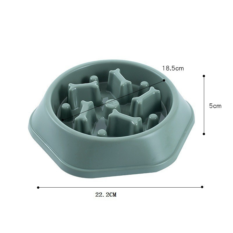 Anti-Choke Eating Suction Cup Non-Slip Silicone Slow Food Bowl
