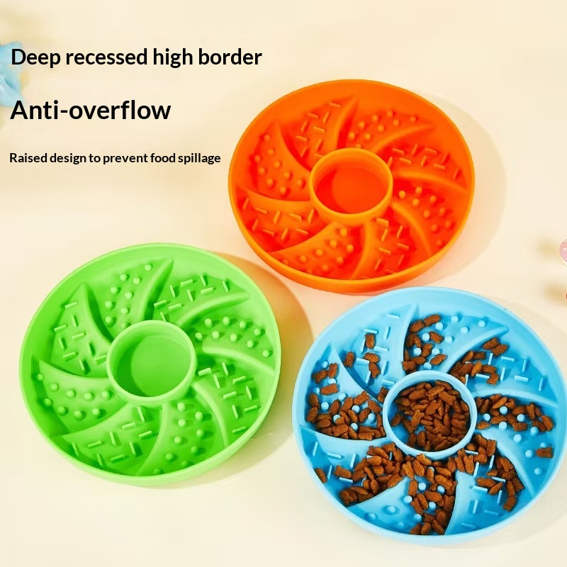 Multi-function Anti-Choking Puzzle Slow Feeding Bowl for Cats and Dogs