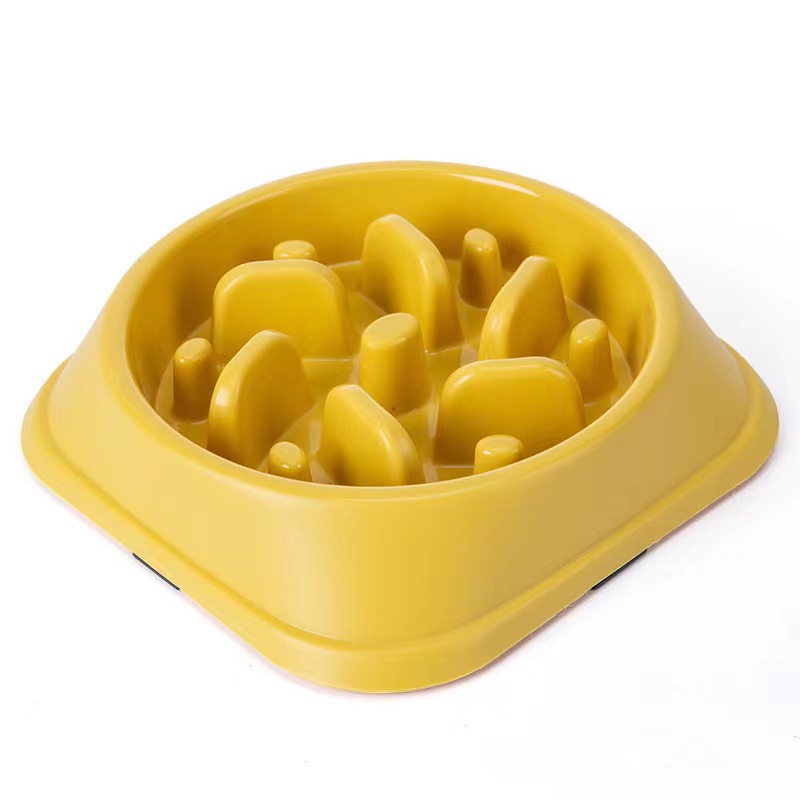 Interactive Slow Feeder Anti-Choking &amp; Anti-Slip Puzzle Dog Food Bowls for Slow Down Eating, Bloat Stop Maze Dog Dishes