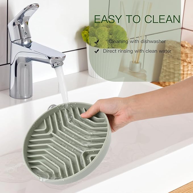 Silicone Slow Feeder Dog Bowl - Wholesale Pet Food Plate for Cat, Small Animal, Anti-choke Maze Design