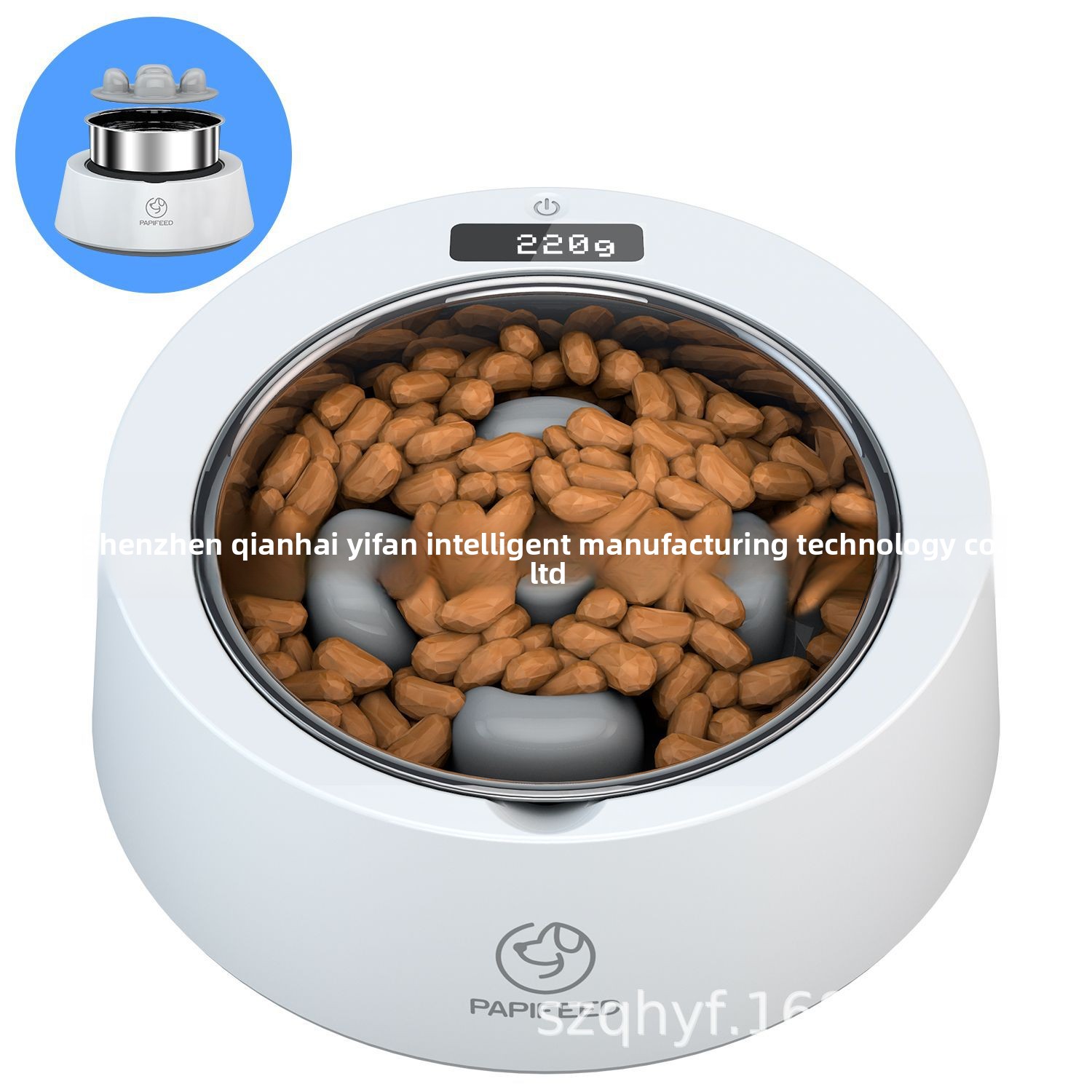 Anti-Choking Slow-Feeding Smart Weighing Anti-Spill Cat &amp; Dog Pet Feeder Bowls