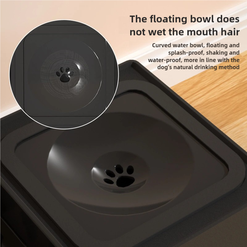 2025 New 2-in-1 Elevated Raised Slow Feeder Dog Bowls Elevated Dog Bowls with Height Adjustable Dog Bowl Slow Feeder