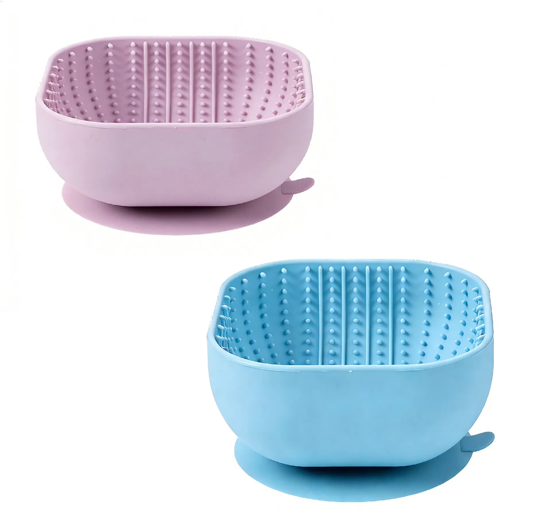 Anti-Slip Silicone Dog Slow Feeder Bowl for Healthy Eating
