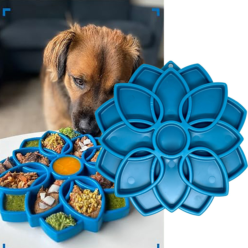 Slow Food Plates for Pets Are Easy to Clean and Tiring Hard and Bite-resistant Licking Plates for Cats and Dogs