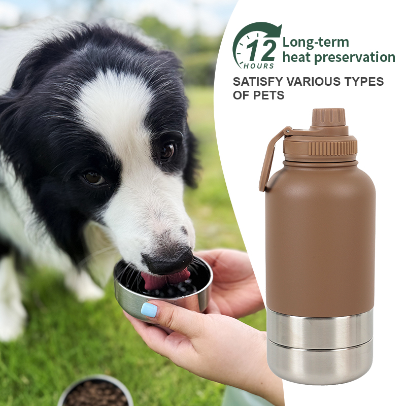 Must-Have For Pet Owners: Newest 3-in-1 Portable Dog Feeder Dispenser With Food Container
