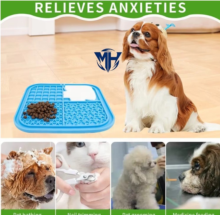FDA LFGB Silicone Ceramic Slow Feeder Pet Bowl Anti Slip Maze Slow Eating Bowl For Dogs Cats OEM Pet Supplies Wholesale