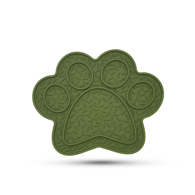Factory Custom Waterproof Silicone Pet Dog Food Mat for Dogs Cats Slow Food Bowls Silicone Pet Feeder