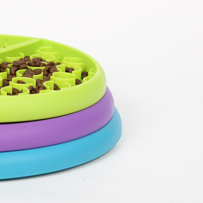 3 Layer Maze Puzzle Interactive Dog Slow Bowl Feeders Non-Slip and Anti-Suffocation Reusable Interactive Slow Feeding Dog Bowl
