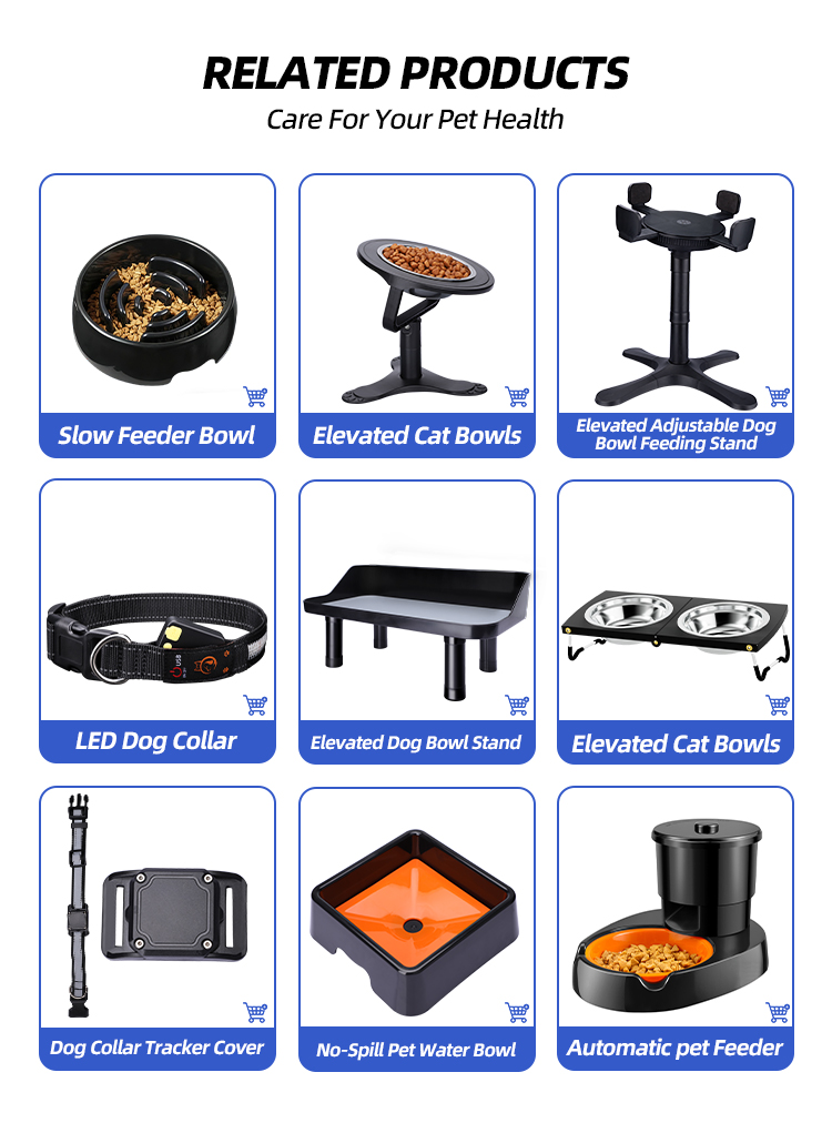 Custom Service Eco-Friendly Slow Feeder Dog Bowl ABS Anti-Slip 3 Sizes Compatible Dry Wet Food For Dogs &amp; Cats