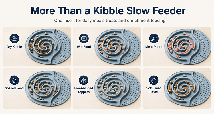Slow feeder insert feature 3