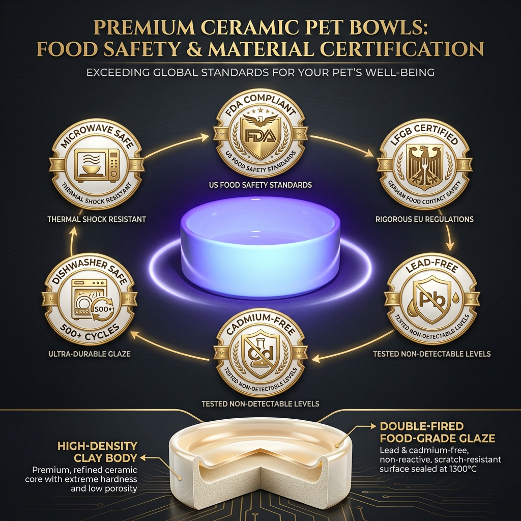Modern Wide Shallow Eco-Friendly Ceramic Dog Puzzle Feeder Heavy Duty Non Slip Waterproof Slow Eating Bowl Love Anti Bloat Food