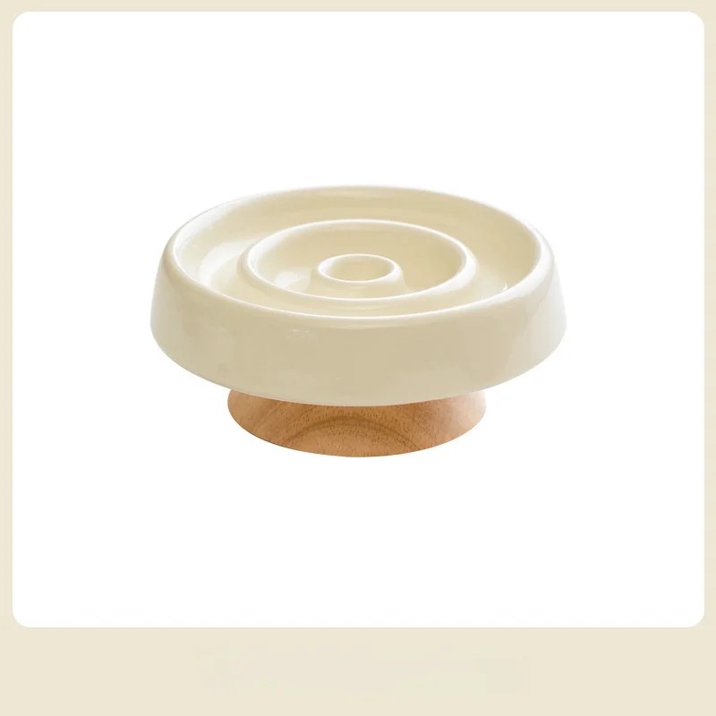 Wholesale High Quality Eco-Friendly Cat Slow Food Bowl New Design Color Neck Protection And PC Pet Dog Feeder