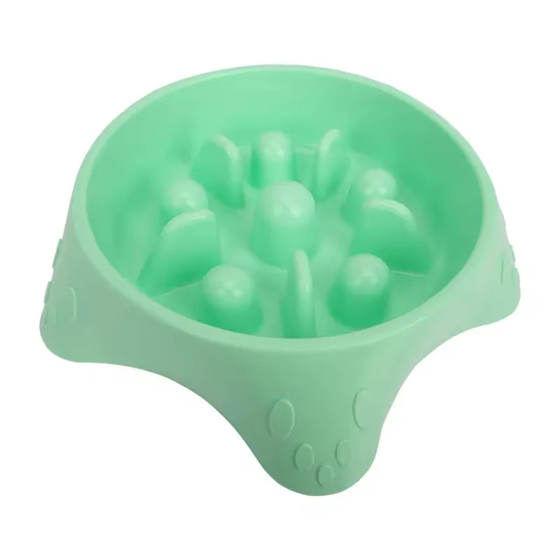 Puzzle Dog Food Bowls Anti-Slip Interactive Dog Feeding Bowls Slow Down Eating Bowl