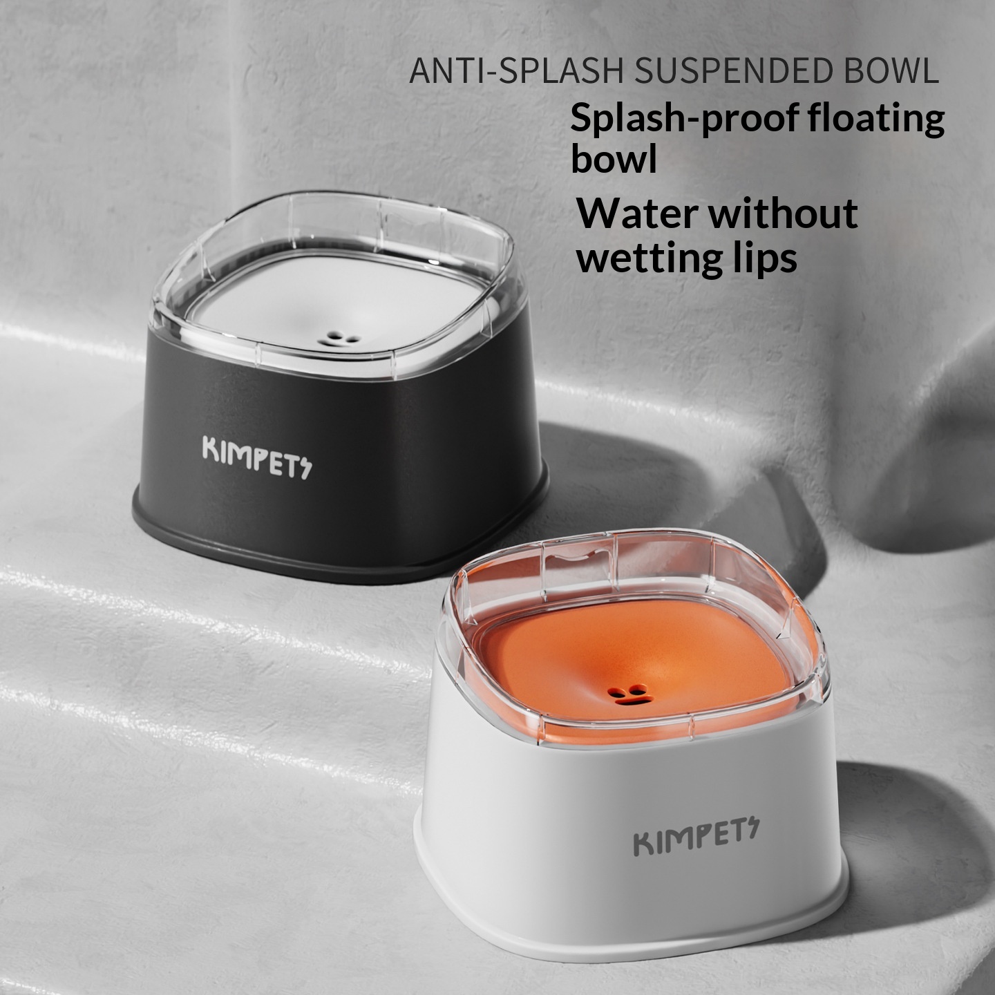 Elevated Leak Proof Floating Pet Bowls Automatic Pet Slow Feeder BPA Free Pet Feeder for Dogs &amp; Cats Low MOQ Ready to Ship