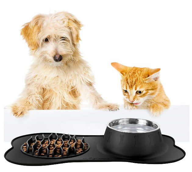 Stainless Steel Dog Bowl Set Detail 2