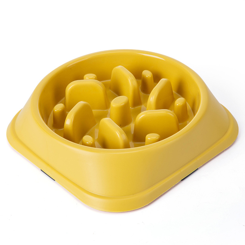 Modern Adjustable Anti-Choking Slow Feeder Dog Food Bowl Anti-Slip PP Plastic 3 in 1 Lightweight Small Dog Feeding Tool