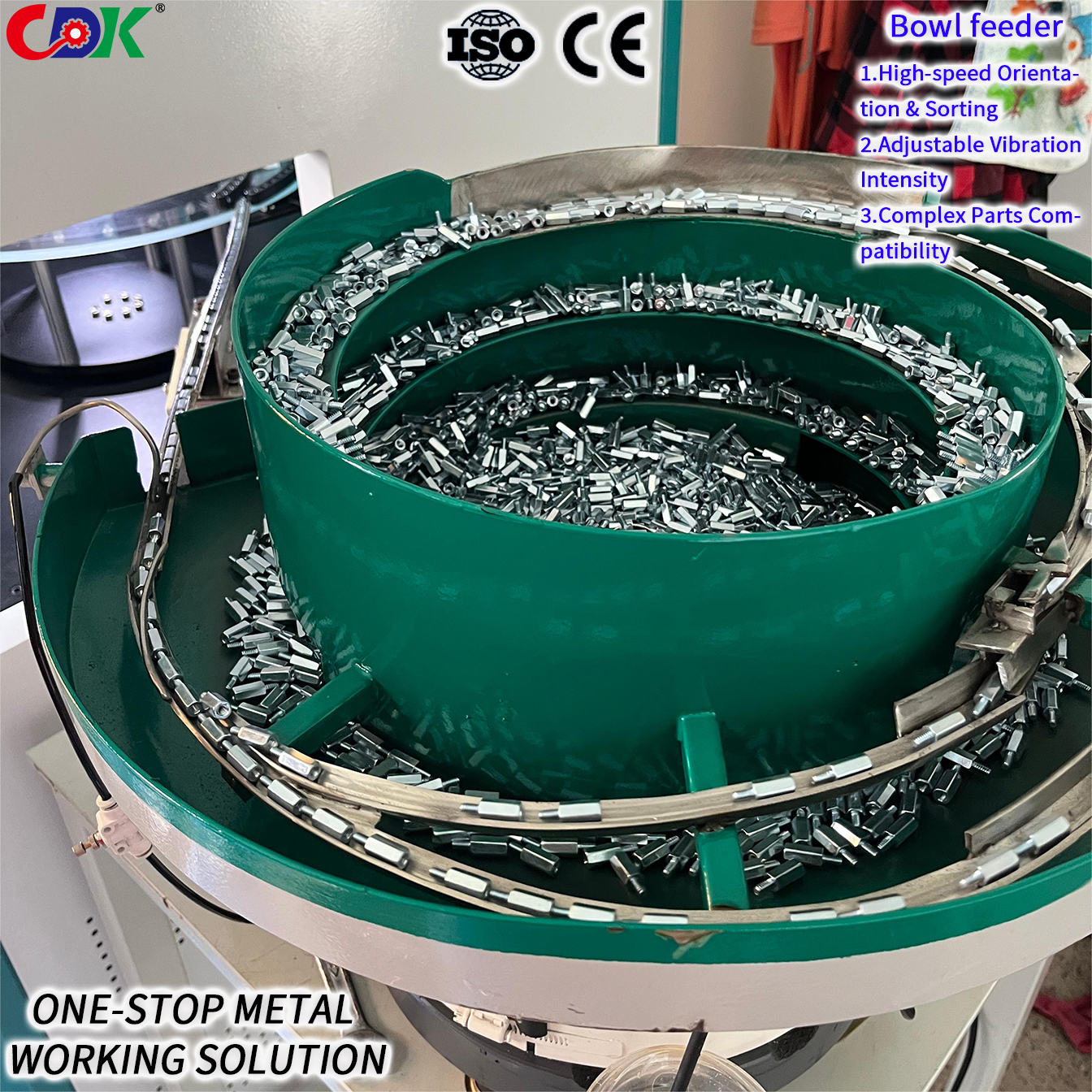 Hot Selling Vibrating Bowl Feeder Hopper Plastic Tubes Automatic Feeding System Bowl Feeder