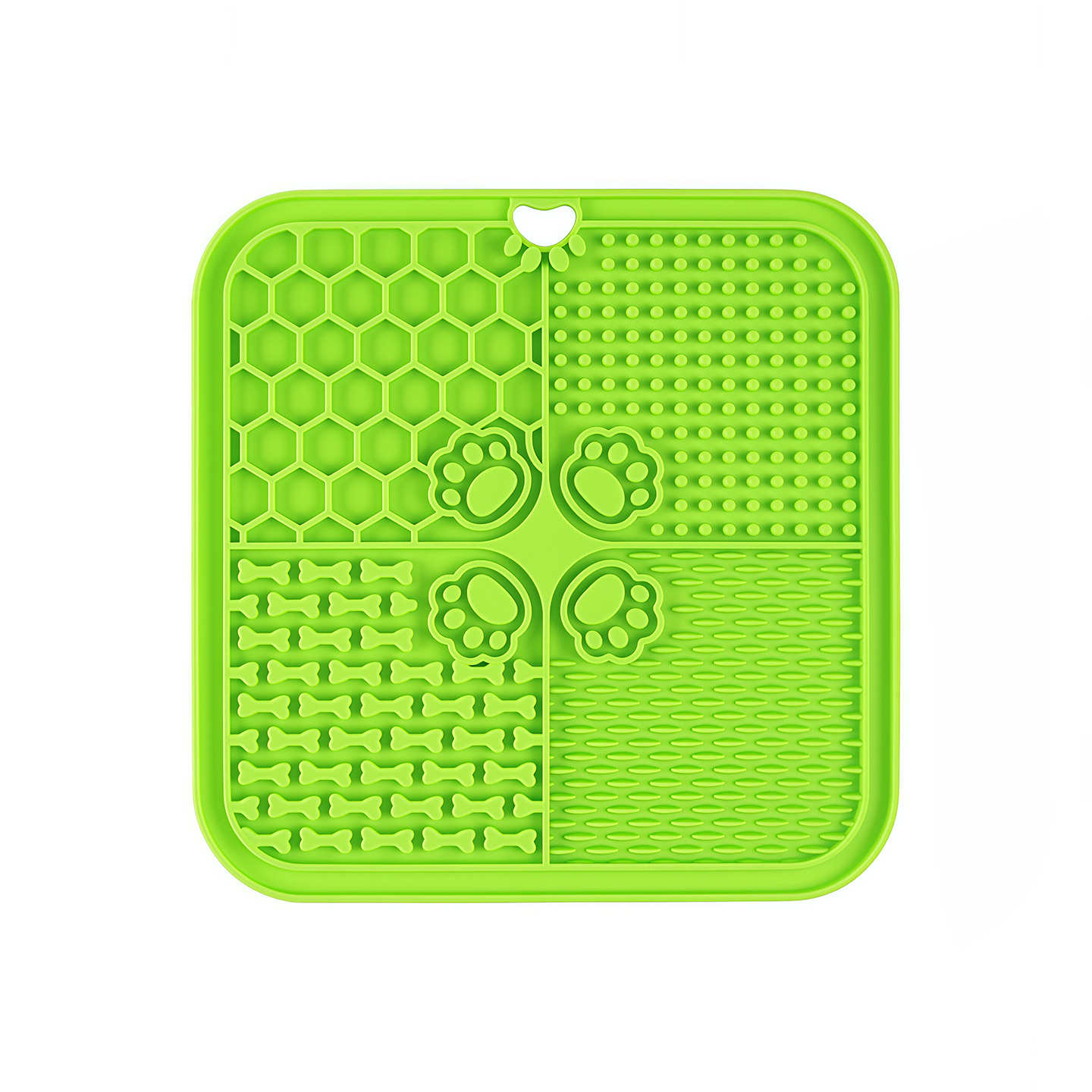 BPA Free Stylish Silicone Slow Feeding Bowl with Suction Cup Pet Licking Mat and Feeding Utensils for Water and Food