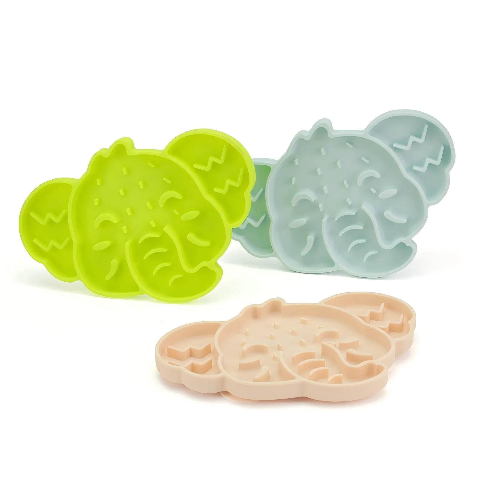 Wholesale Eco-Friendly Silicone Dog Lick Mat Slow Feeder Pet Bowls &amp; Feeders Dispenser Dog Enrichment Treats