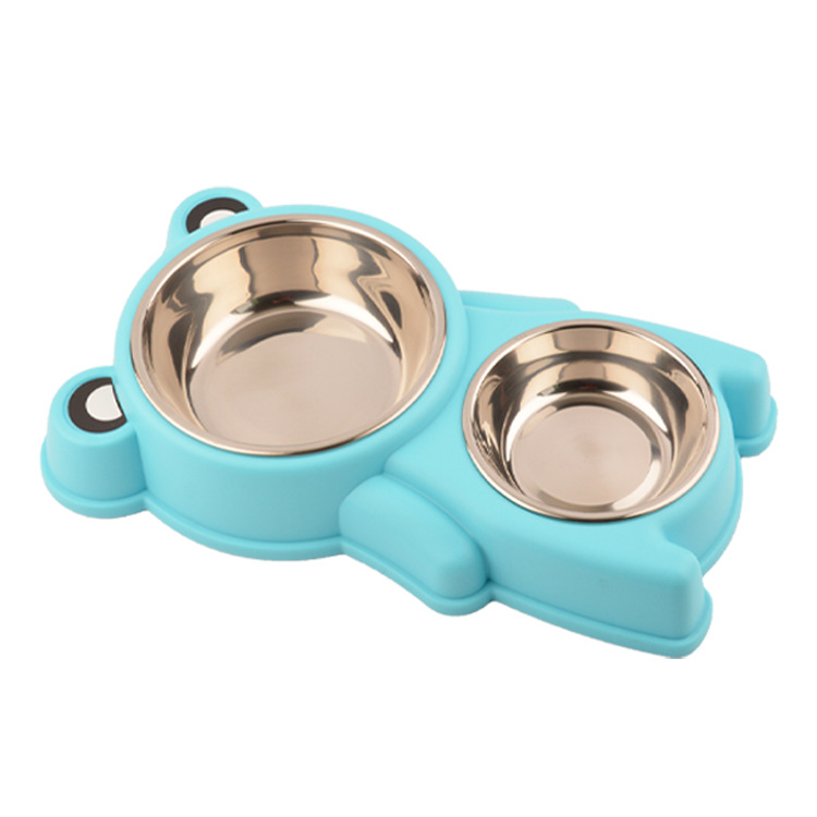 Wholesale Pet Stainless Steel Bowl Dog Bowl Cat Slow Feeding Bowl Pet Feeder
